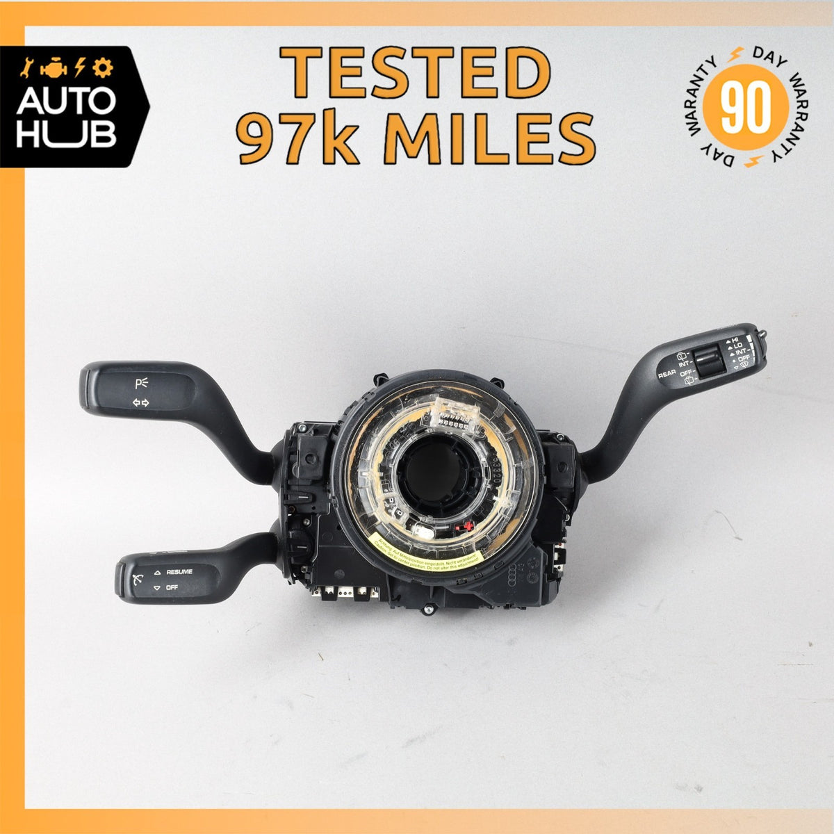 15-18 Porsche Cayenne 958 Steering Column Clockspring Switch OEM 97k - photo 1