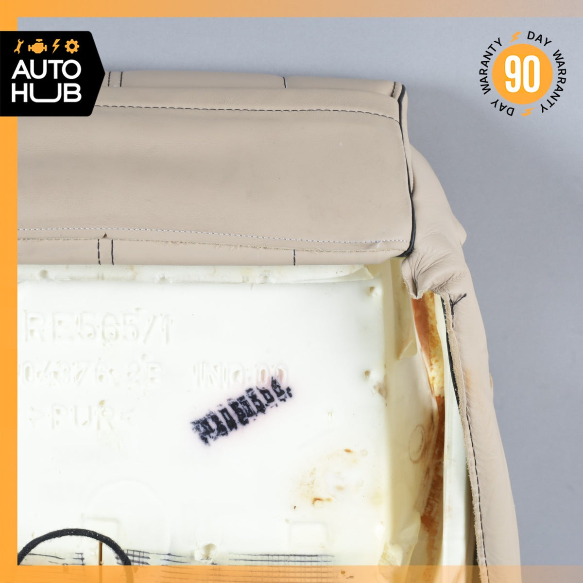 13-15 Aston Martin DB9 Front Right Side Bottom Lower Seat Cushion Beige OEM 22k - photo 14