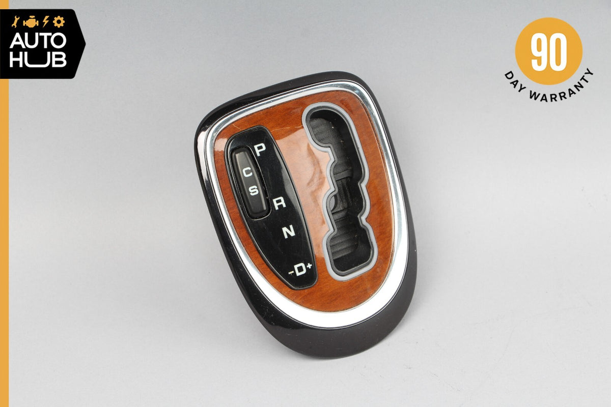 00-06 Mercedes W220 S430 S350 S500 Gear Shifter Bezel Trim Indicator Wood OEM - photo 1