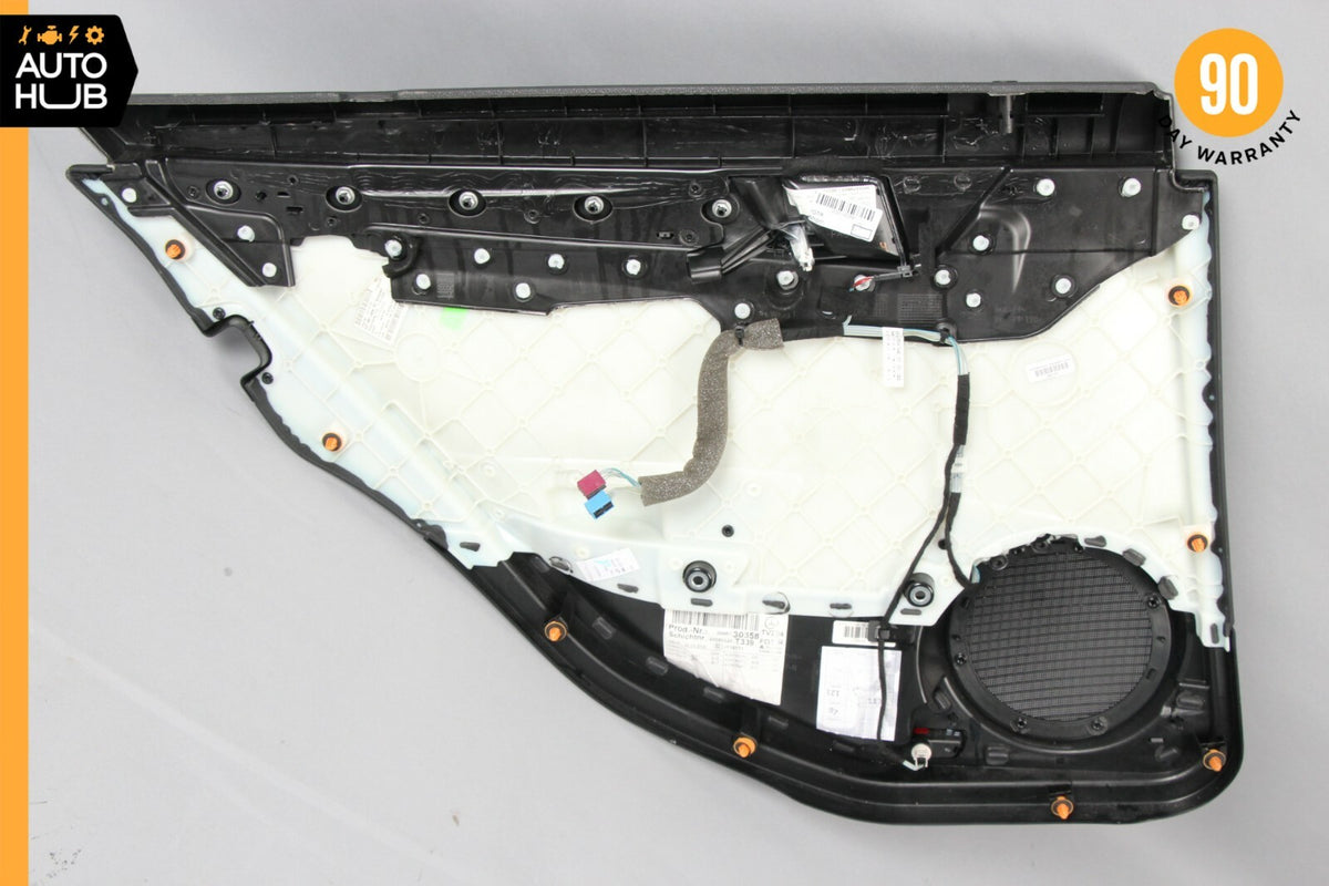 08-14 Mercedes W204 C63 AMG Rear Right Side Interior Door Panel Black OEM 72k - photo 7