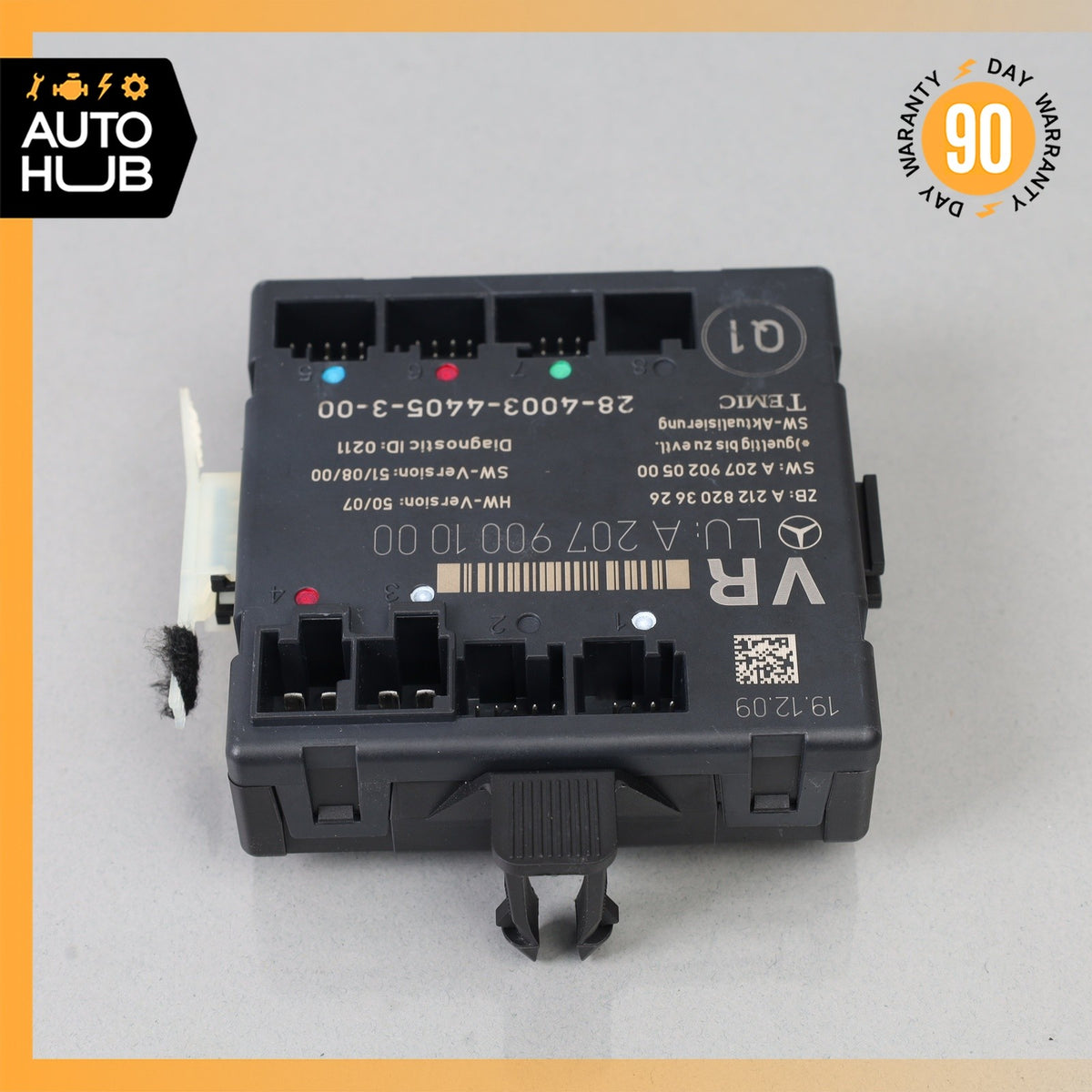 10-13 Mercedes W207 E550 Coupe Front Right Side Door Control Module OEM - photo 3