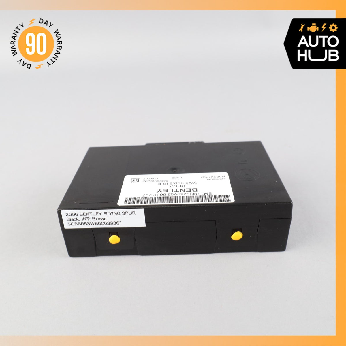 Bentley Continental Flying Spur GT Trunk Lid Lock Release Control Module OEM 39k - photo 4