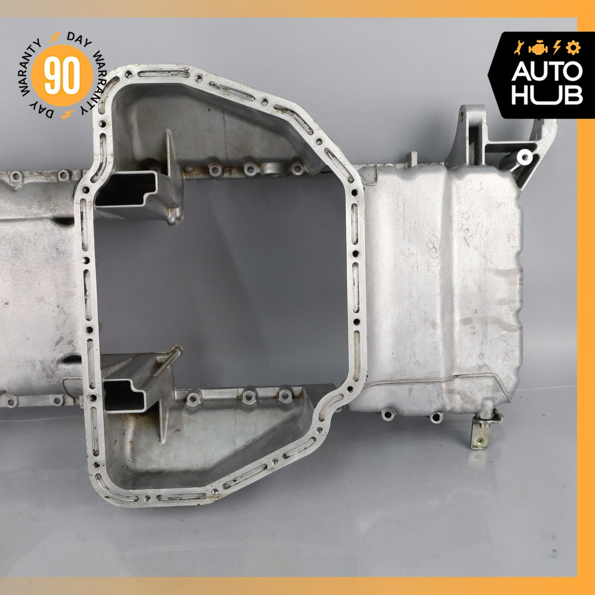 92-99 Mercedes W140 CL600 S600 Oil Pan Upper Part 1200103213 OEM - photo 14