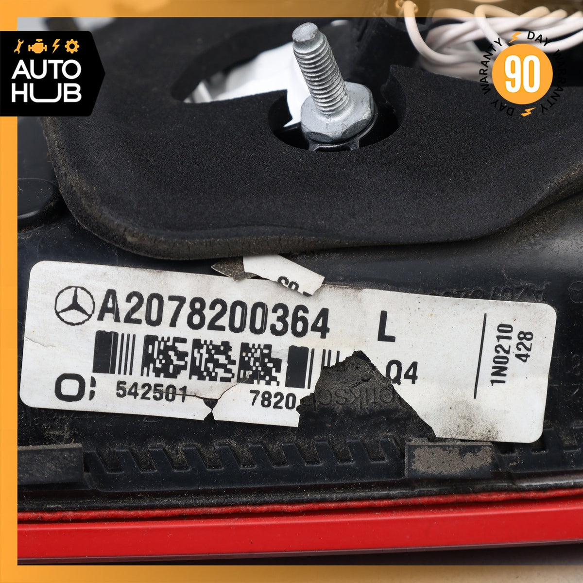 10-13 Mercedes W207 E550 E350 Inner Tail Light Lamp Rear Left Side OEM 76k - photo 12