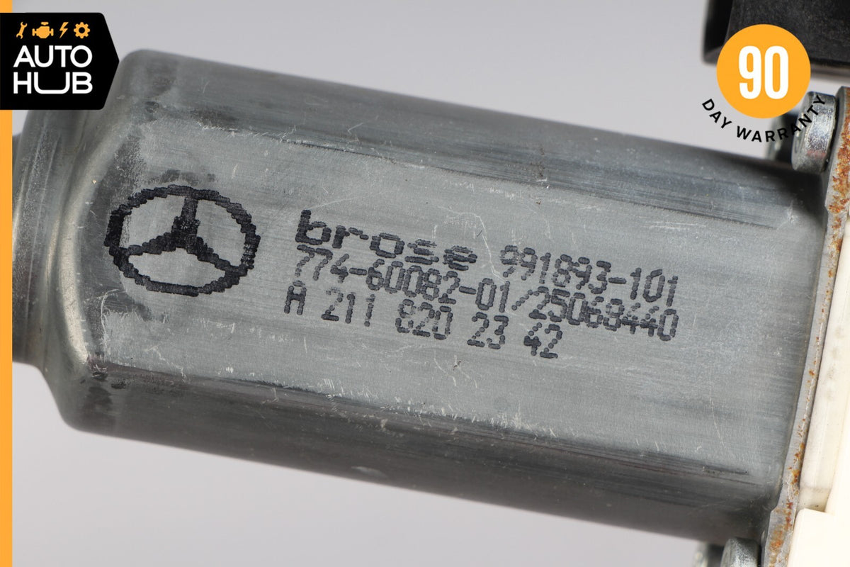 03-09 Mercedes W211 E350 E550 Rear Left Driver Side Window Regulator Motor OEM - photo 9