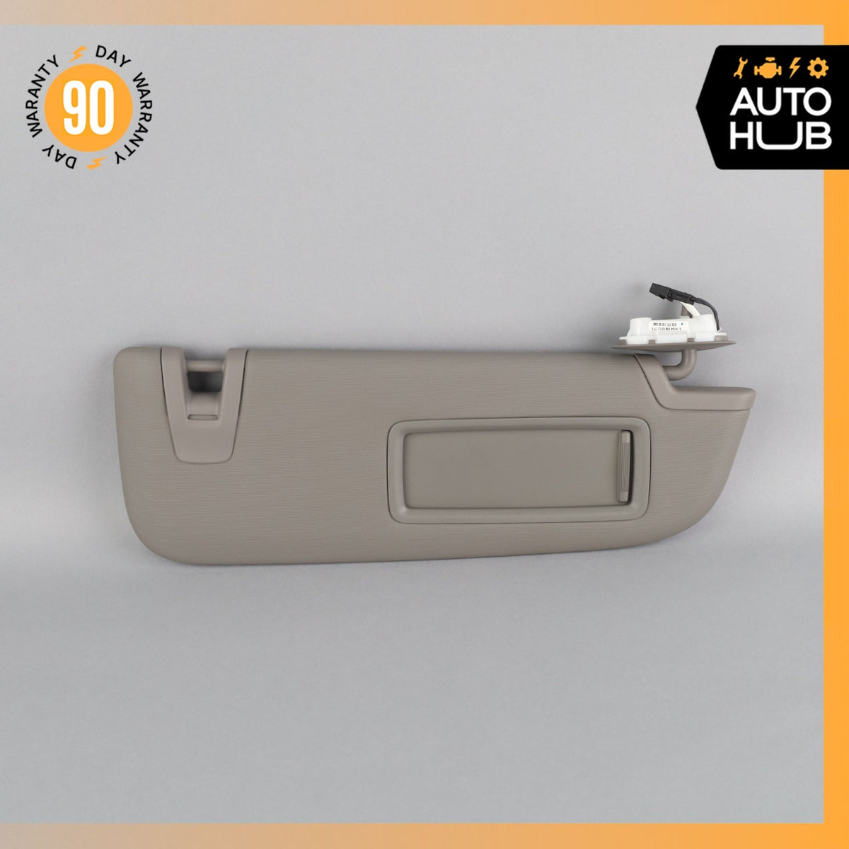 10-16 Porsche Panamera 970 Right Passenger Side Sun Visor Sunvisor Gray OEM - photo 1