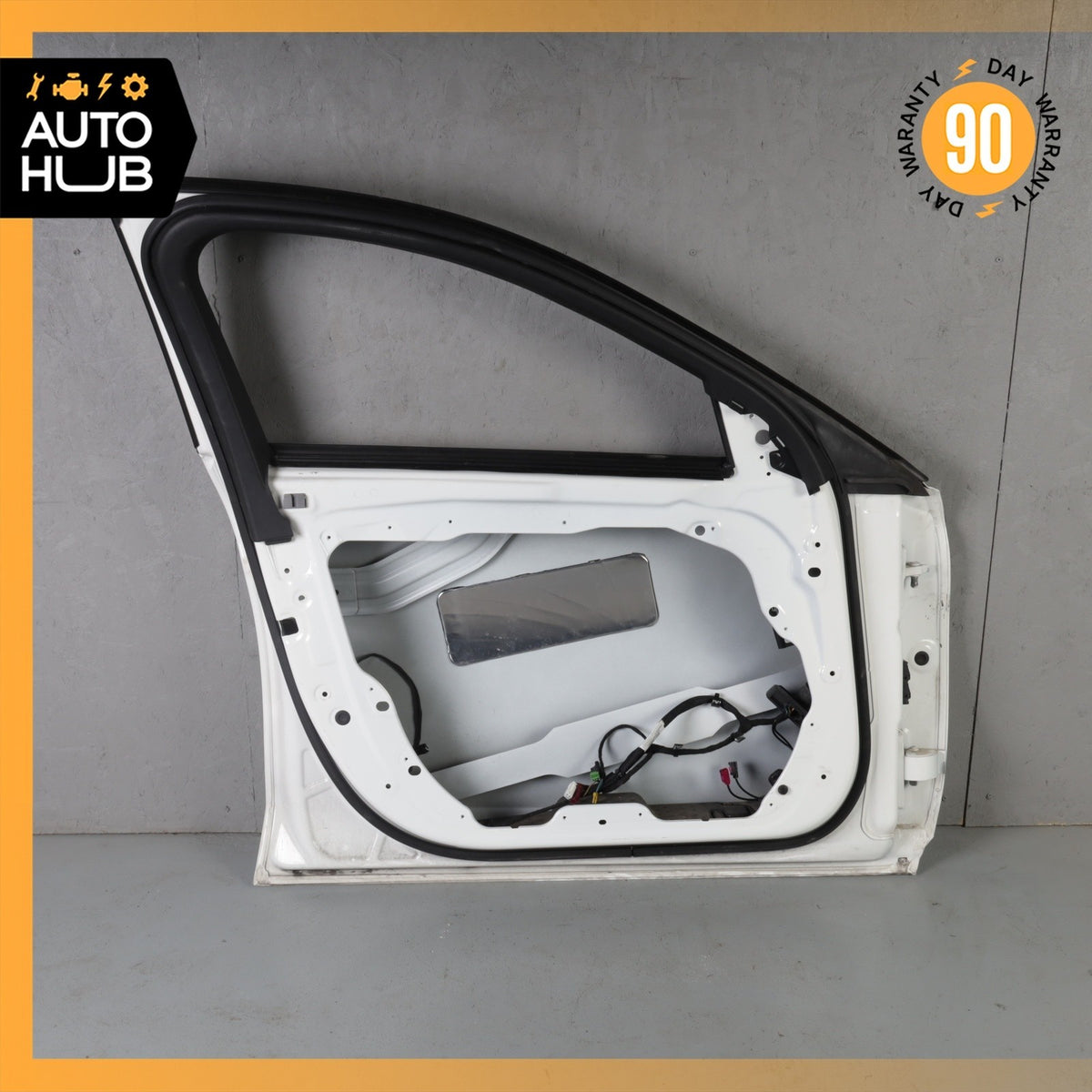 15-21 Mercedes W205 C300 C350e C400 C450 AMG Left Side Door Shell White OEM - photo 17