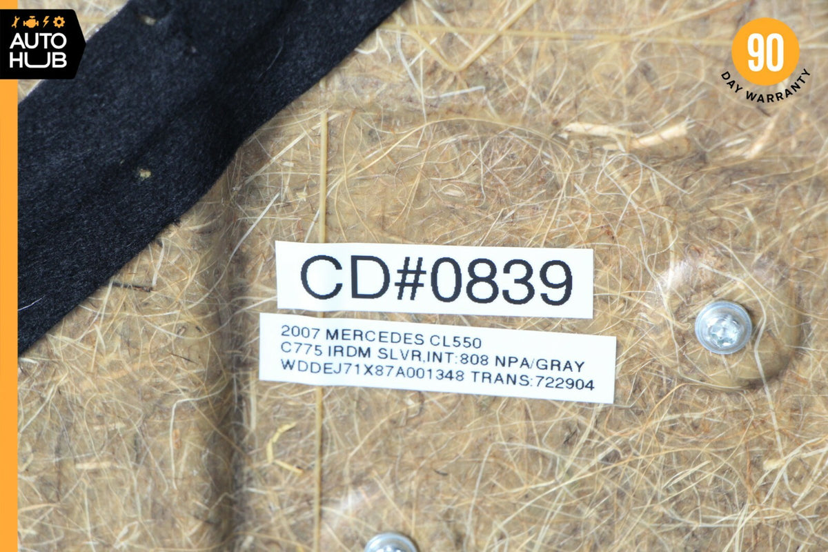 07-10 Mercedes W216 CL550 Front Right Passenger Interior Door Panel Gray OEM - photo 12
