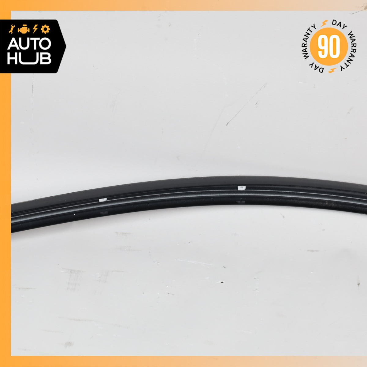 15-24 Porsche 981 982 718 Cayman Left Driver Door Upper Molding Trim Black OEM - photo 4