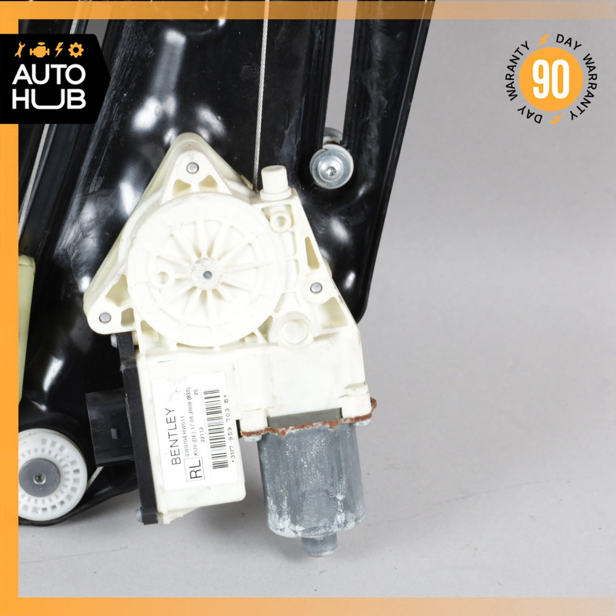 07-11 Bentley Continental GTC Rear Left Quarter Window Regulator Motor OEM - photo 5