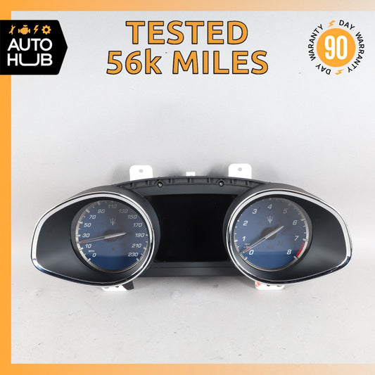 2014 Maserati Quattroporte M156 GTS 3.8L Instrument Cluster Speedometer OEM 56k - photo 1