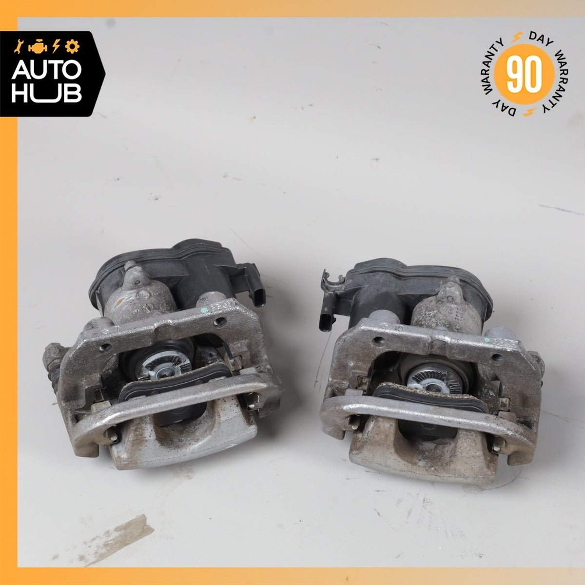 Mercedes W166 ML350 GLE350 Rear Brake Calipers w/ Actuator Set 1664230281 OEM - photo 12