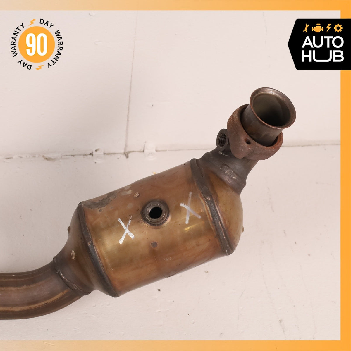 Mercedes W219 CLS550 E550 RWD Engine Left & Right Side Exhaust Downpipe Set OEM - photo 5