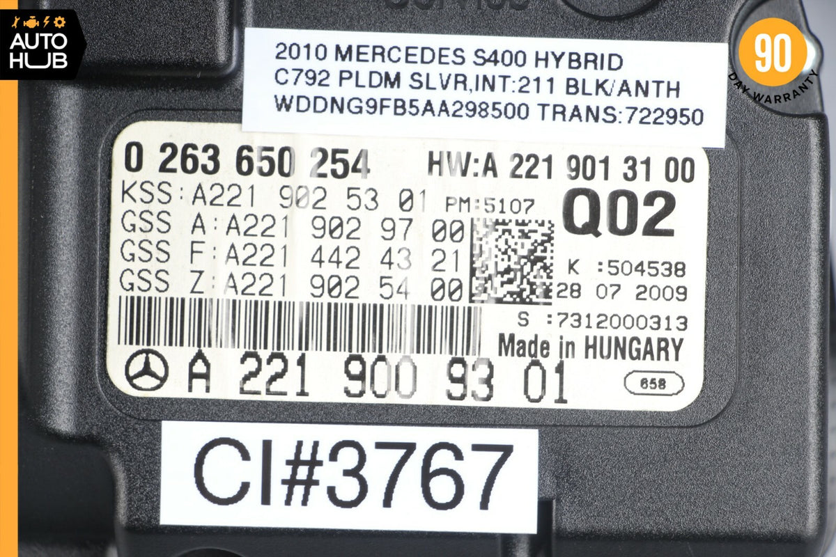 10-14 Mercedes W221 S400 CL550 S550 Instrument Cluster Speedometer OEM 88k - photo 12