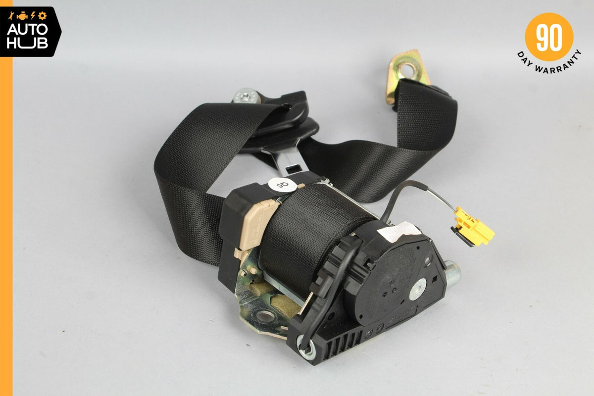 07-09 Mercedes W221 S550 S600 Seat Belt Rear Left Driver Side Black OEM - photo 1