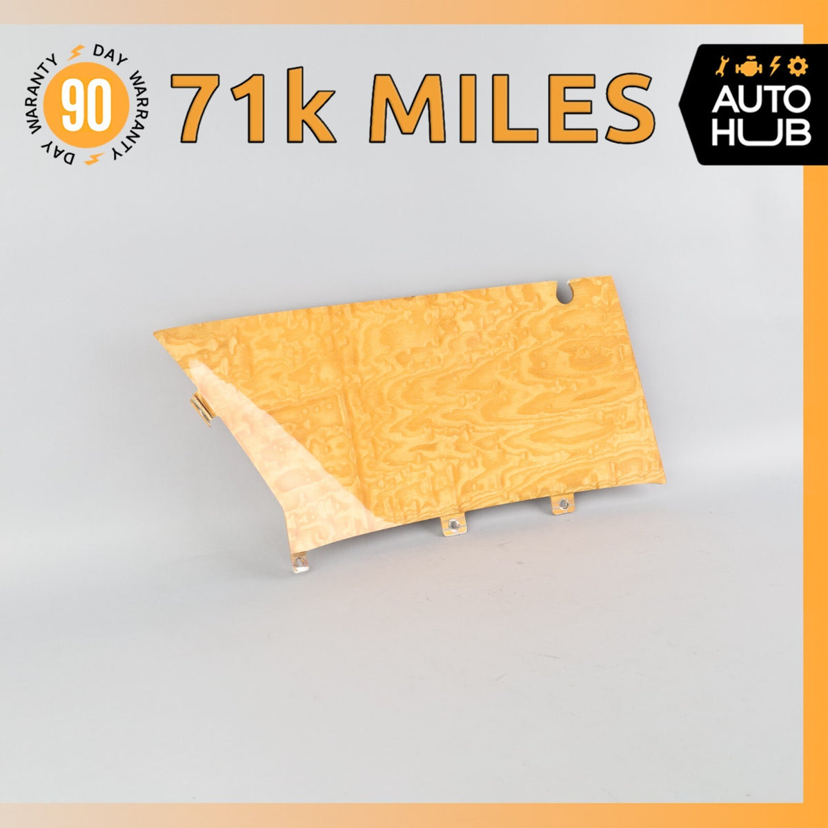 12-18 Bentley Continental GTC Rear Left Side Door Panel Trim Panel Wood OEM 71k - photo 1