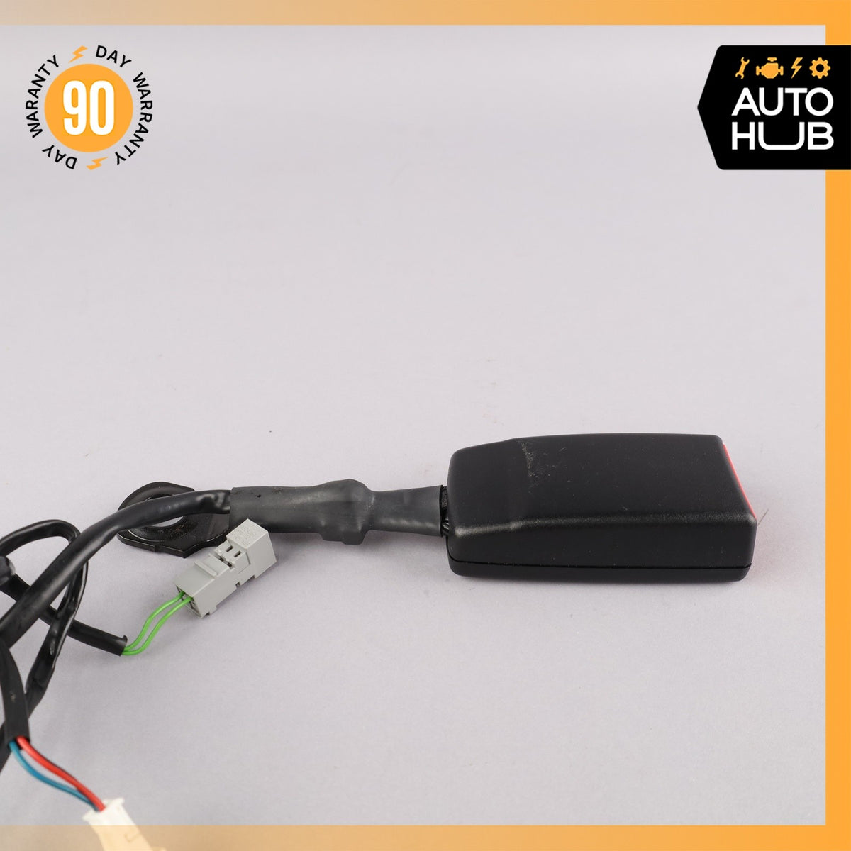 10-16 Porsche Panamera 970 Front Right Passenger Side Seat Belt Buckle Black OEM - photo 4
