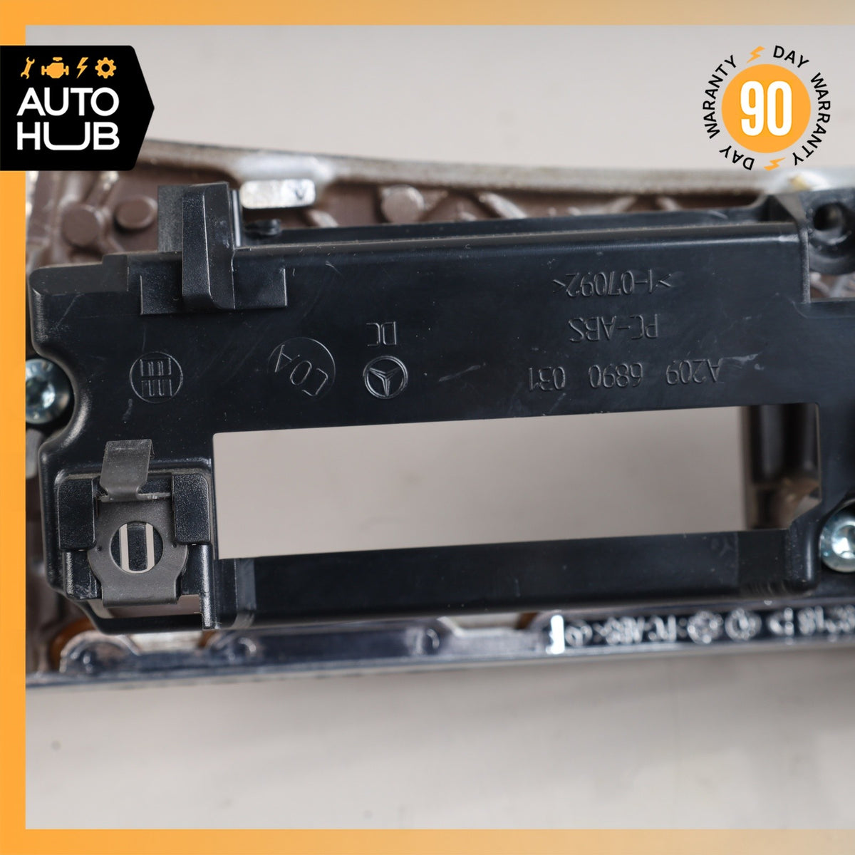05-09 Mercedes W209 CLK350 CLK500 Center Console Hazard Switch Trim Bezel OEM - photo 12