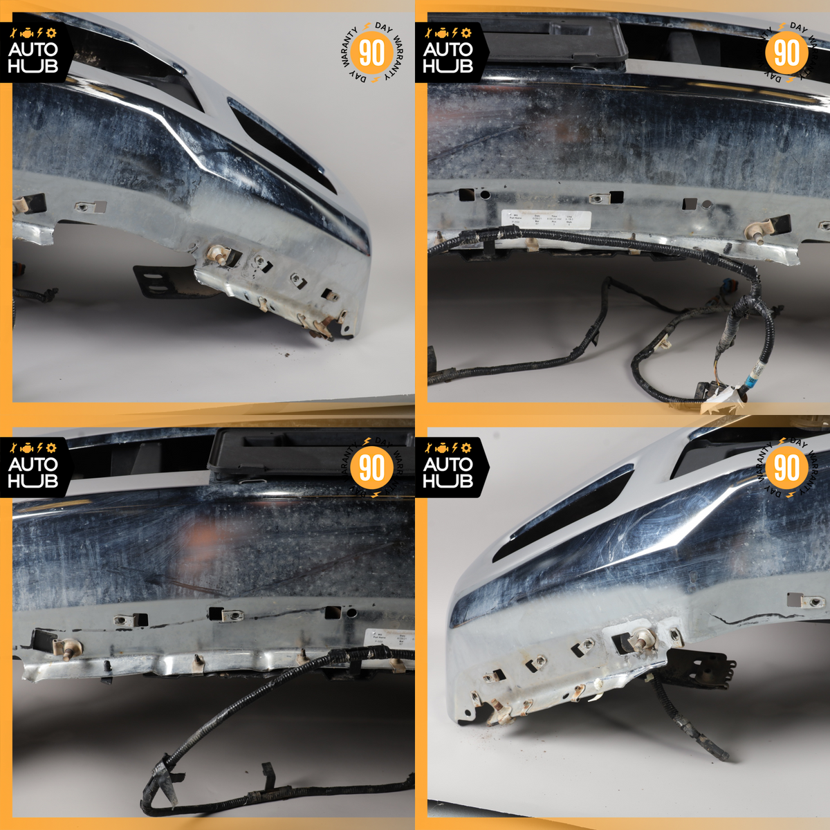 17-19 Ford F250 F350 F550 Front Bumper Cover Assembly Chrome OEM - photo 9