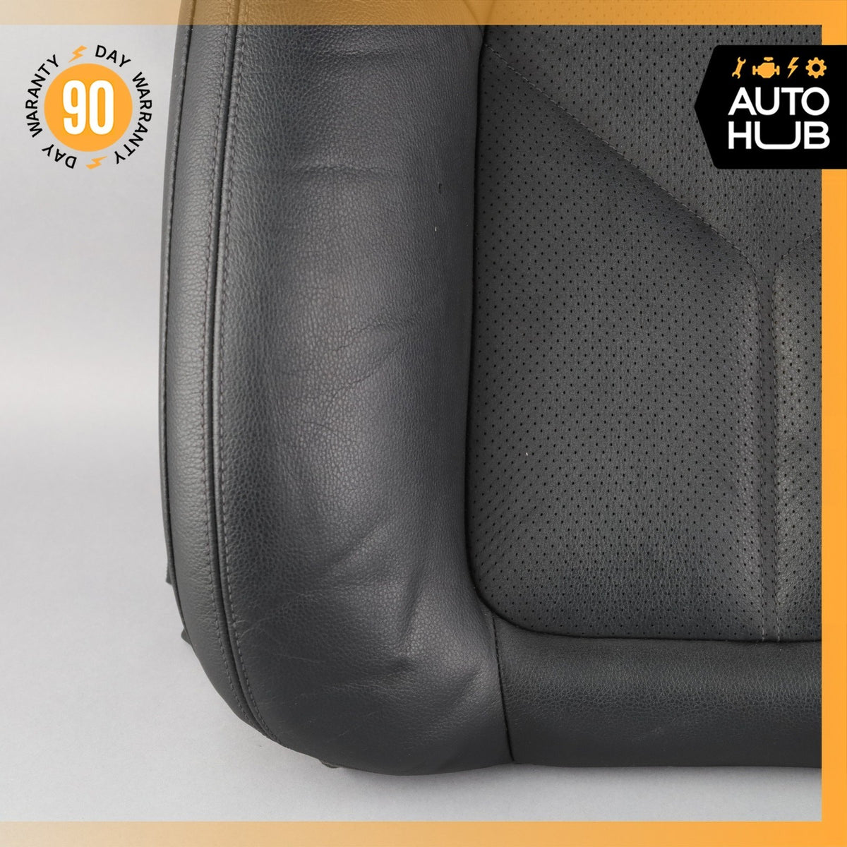 11-18 Porsche Cayenne 958 Front Right Side Seat Upper Cushion Black OEM - photo 5