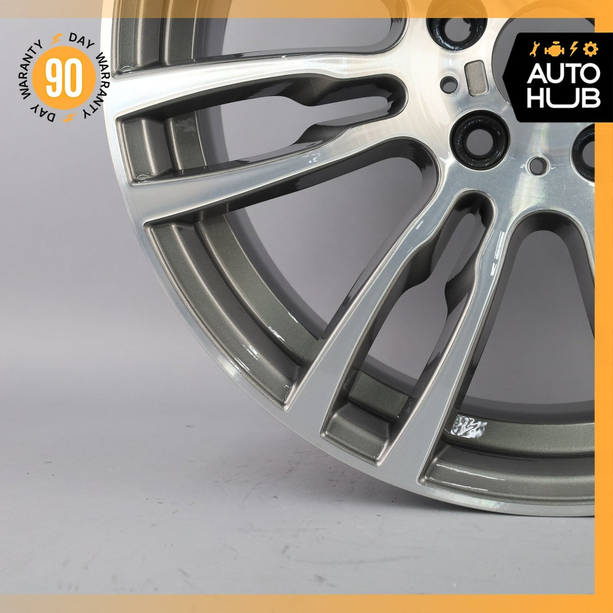 BMW F30 330e 335i 440i 435i 8 x 19 19" Style 403 Wheel Rim Polished Gray OEM - photo 5