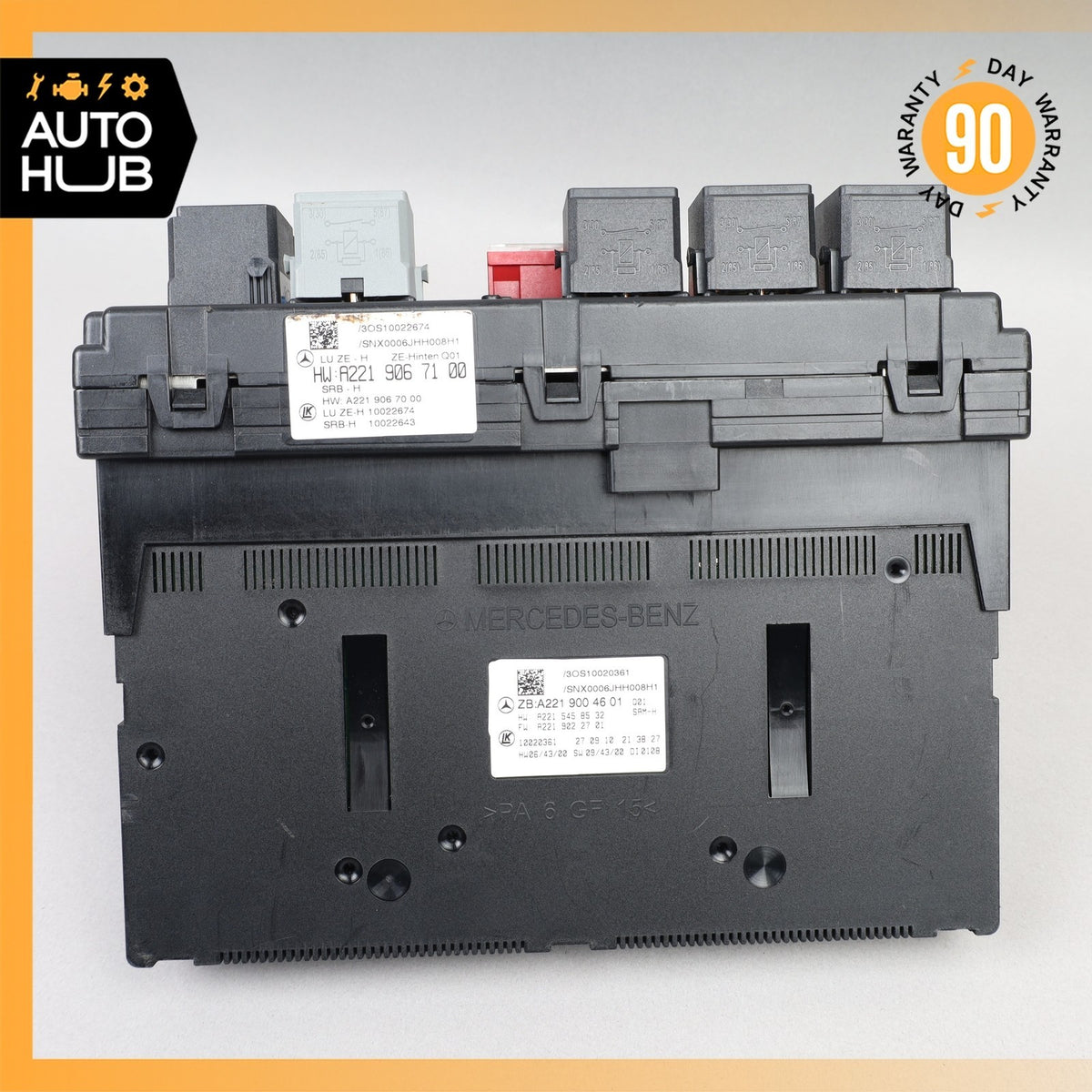 10-14 Mercedes W216 CL550 S550 Rear Trunk Fuse Box Relay Control Module OEM - photo 17