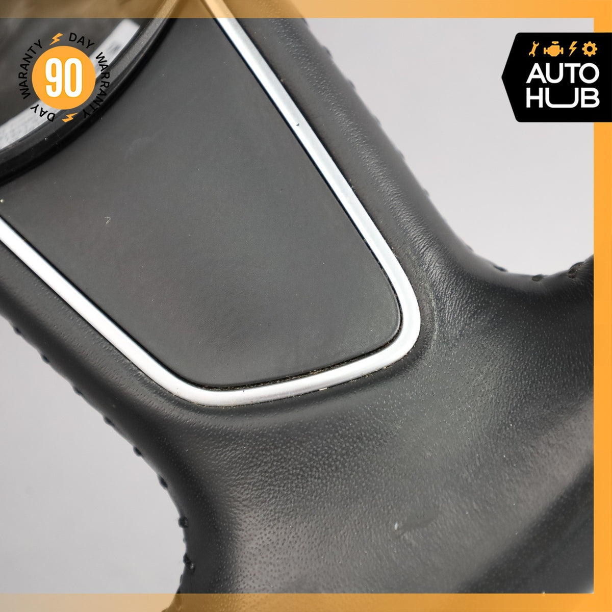 Audi 8R Q5 4-Spoke Steering Wheel w/ Switch Black 8R0419091BD OEM - photo 9