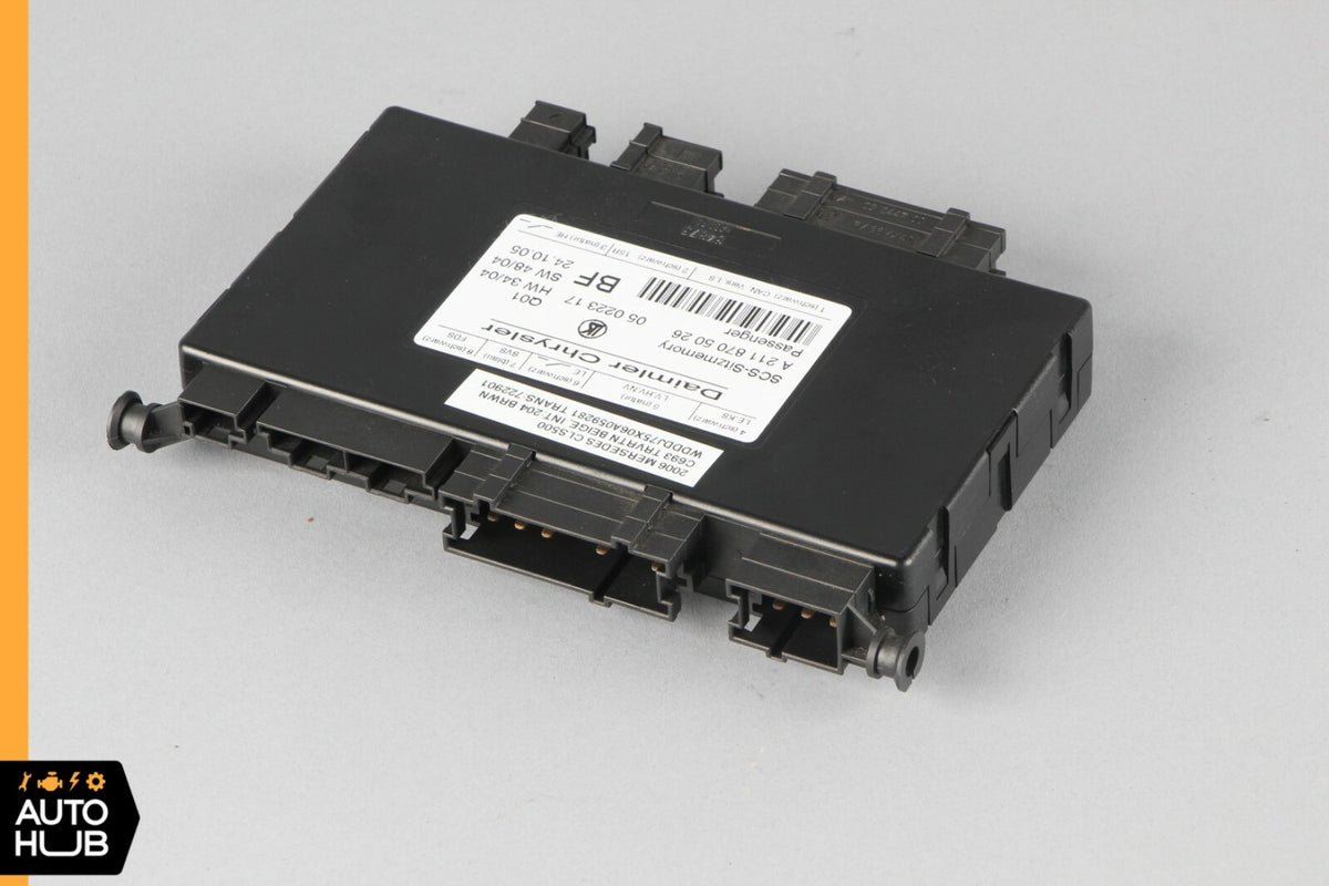 03-11 Mercedes W211 CLS500 E500 Under Seat Control Module Front Right Side OEM - photo 2