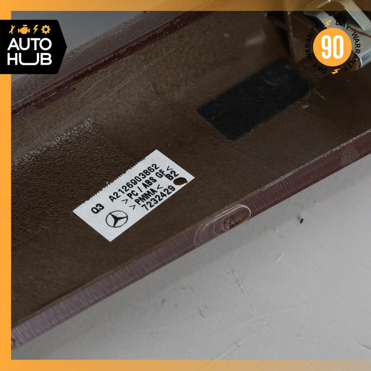 10-13 Mercedes W212 E350 E550 Center Console Left Driver Side Trim Wood OEM - photo 12