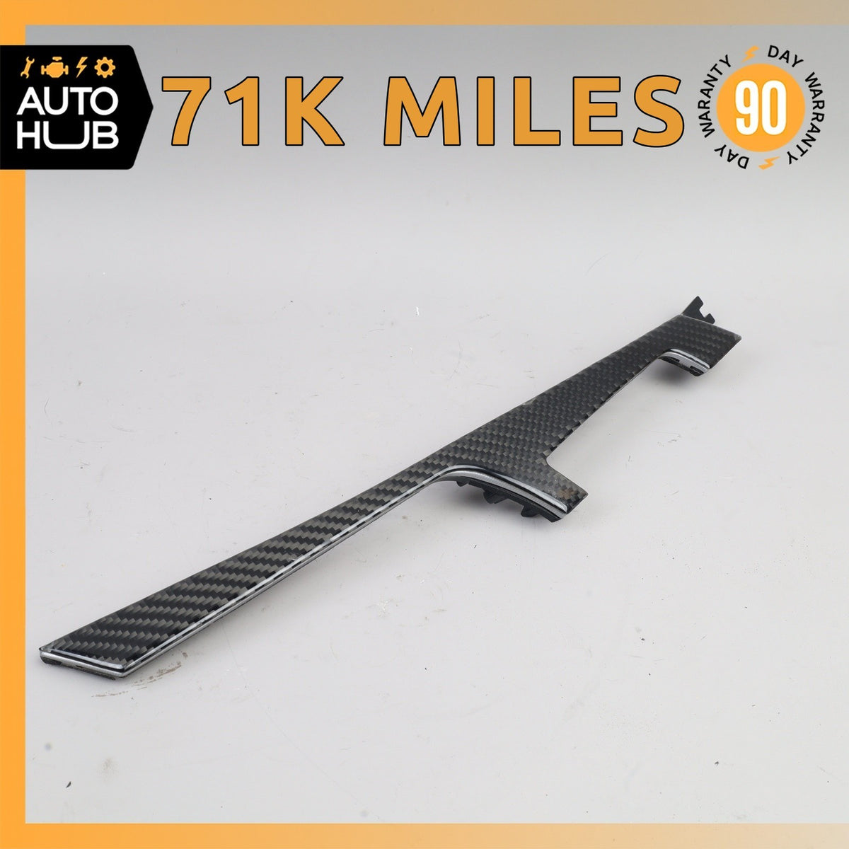 17-22 Infinity Q60 Right Side Center Console Upper Molding Trim Cover OEM 71k - photo 1
