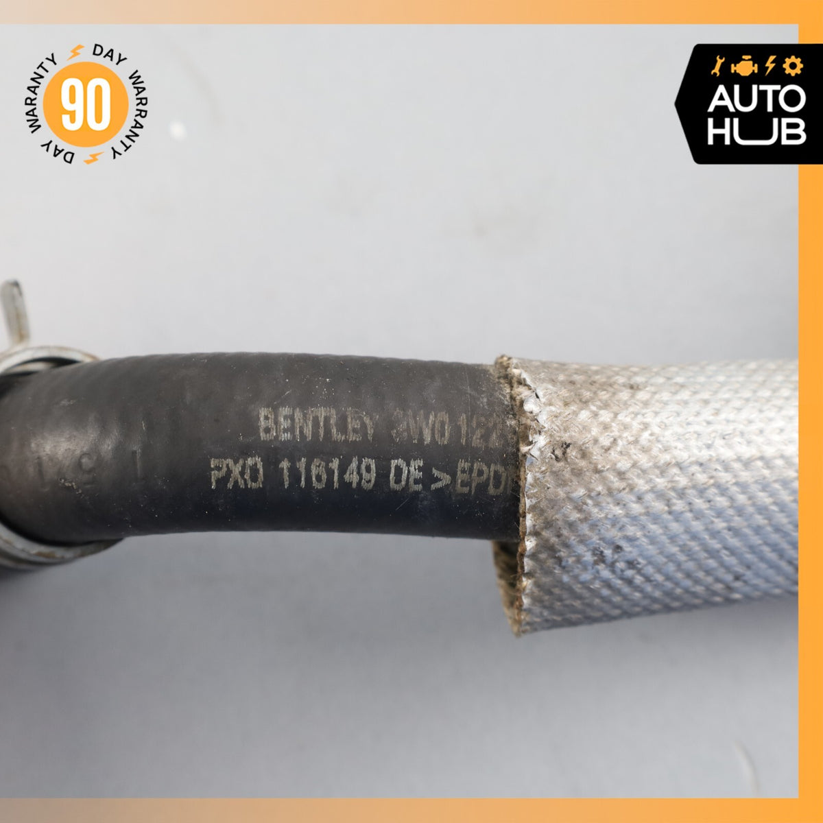 03-13 Bentley Continental Flying Spur 6.0L Coolant Breather Pipe Line OEM 58k - photo 8