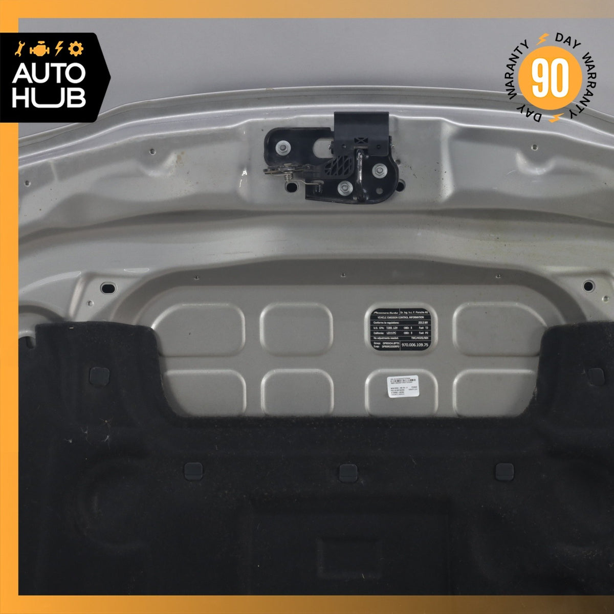 10-16 Porsche Panamera 970 Turbo GTS Hood Panel Assembly Silver OEM 68k - photo 19