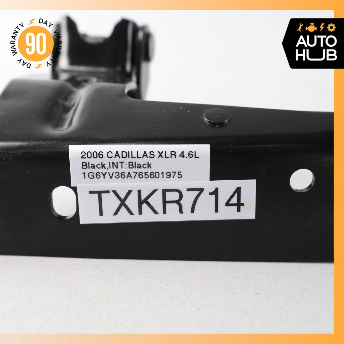 04-09 Cadillac XLR Left Side Convertible Decklid Hinge Bracket Linkage OEM - photo 9
