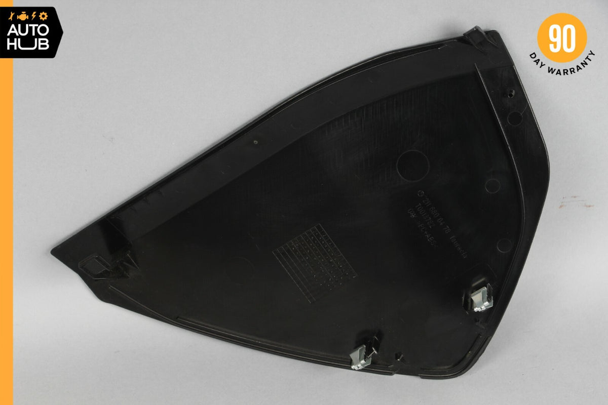 07-09 Mercedes W211 E350 E550 Right Side Dashboard Trim Cover Panel Black OEM - photo 6
