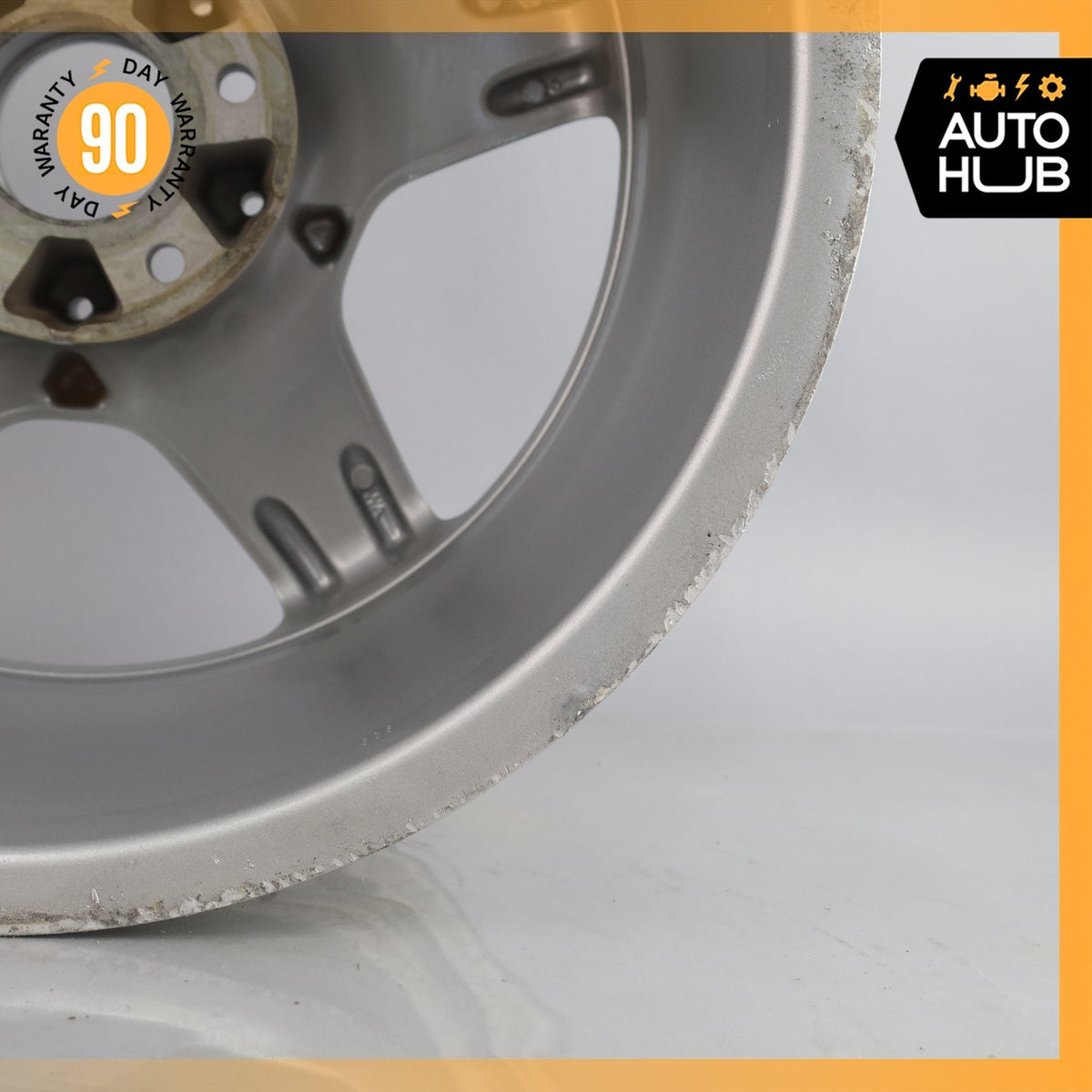 Mercedes R170 SLK230 C280 8.5 x 17 17" Rear Wheel Rim Silver 1704011402 OEM - photo 14