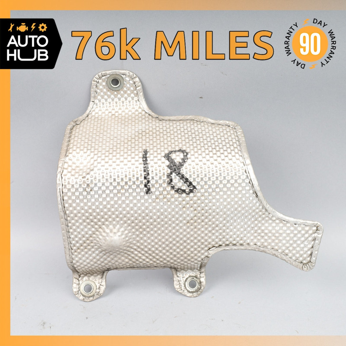 04-19 Maserati GranTurismo M145 Starter Heat Shield Cover 225459 OEM 76k - photo 1