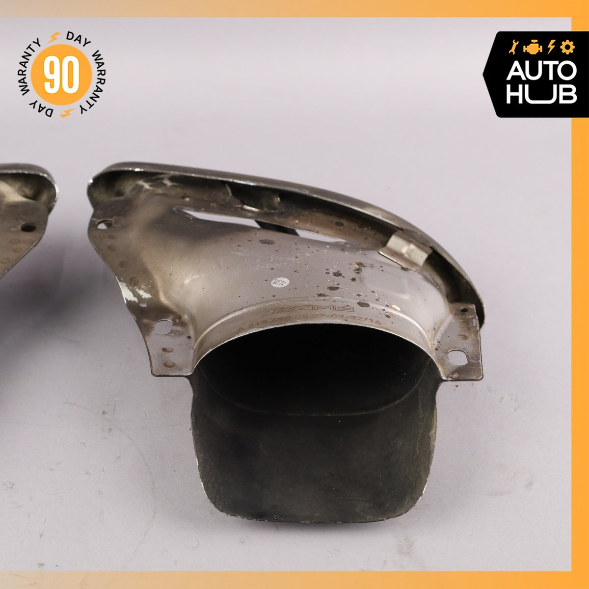 Mercedes W213 E43 AMG M276 Left & Right Side Exhaust Mufflers Tips Set OEM 77k - photo 12