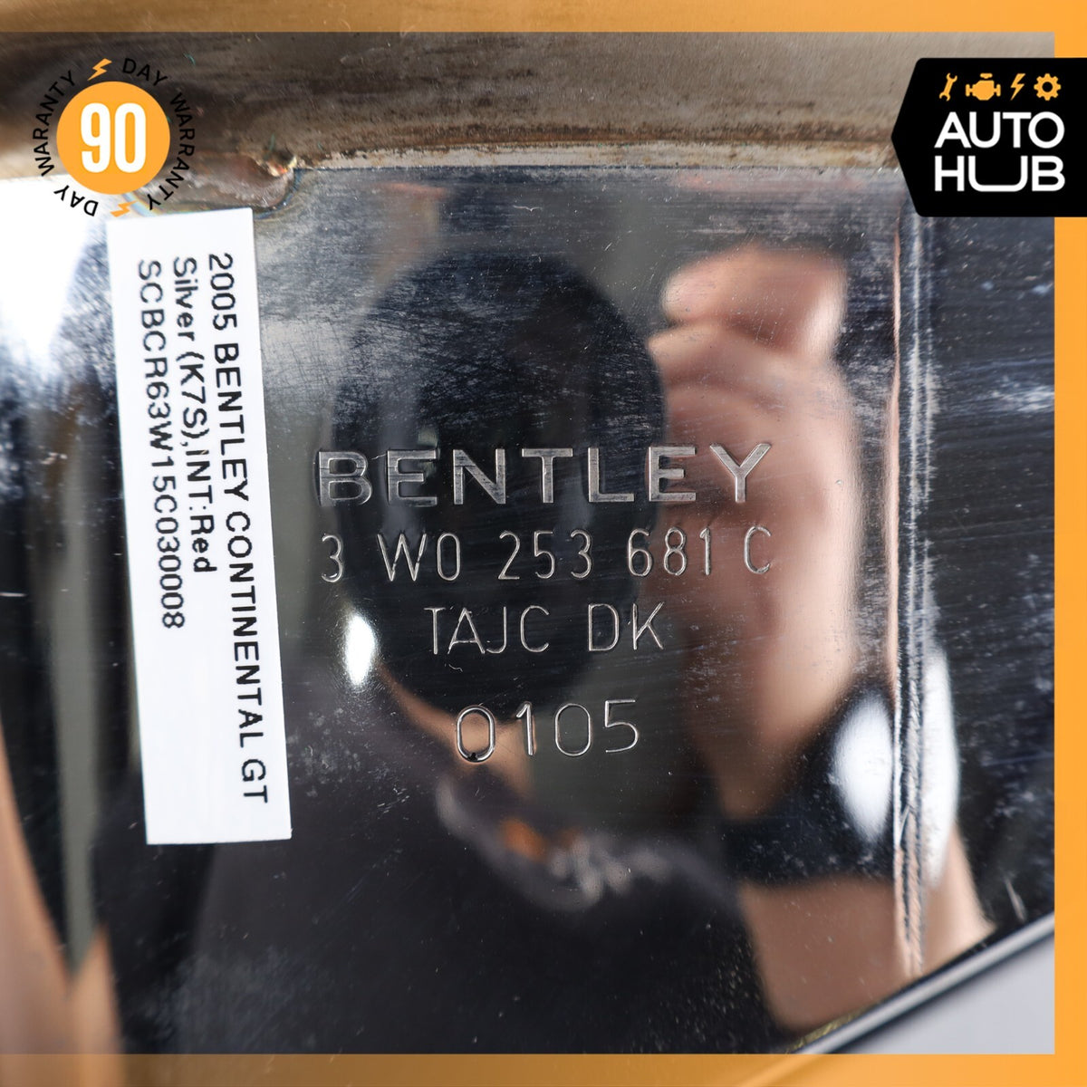 Bentley Continental GT GTC Exhaust Muffler Tips Left and Right Set OEM 73k - photo 14