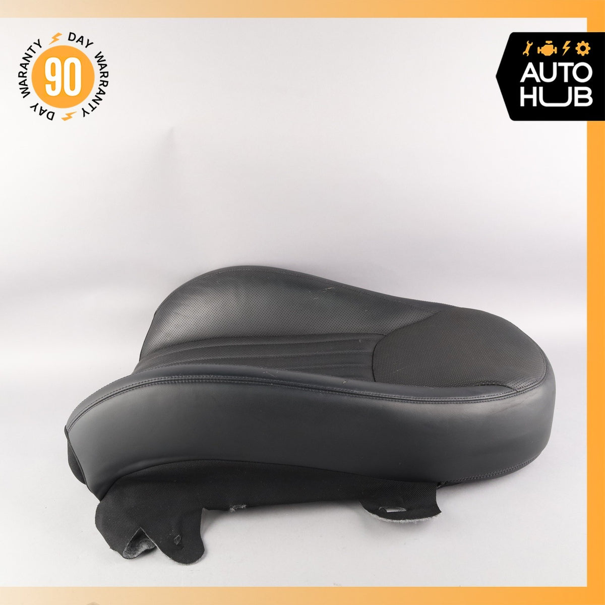 09-12 Mercedes R230 SL550 Top Upper Seat Cushion Right Side Nappa Black OEM - photo 18