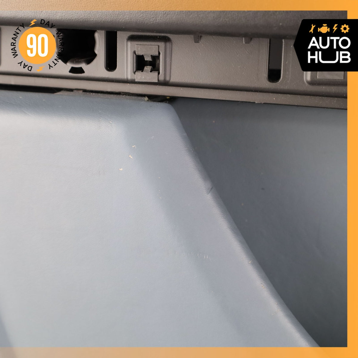 Porsche Cayenne 958 Turbo Front Left Side Interior Door Panel Leather Blue OEM - photo 9