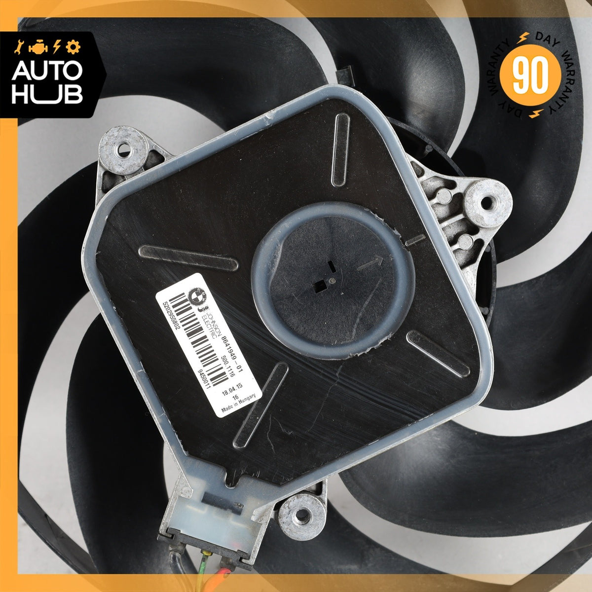 14-21 BMW i3 I01 Hybrid Radiator Cooling Fan Motor 8641949 OEM 88k - photo 10