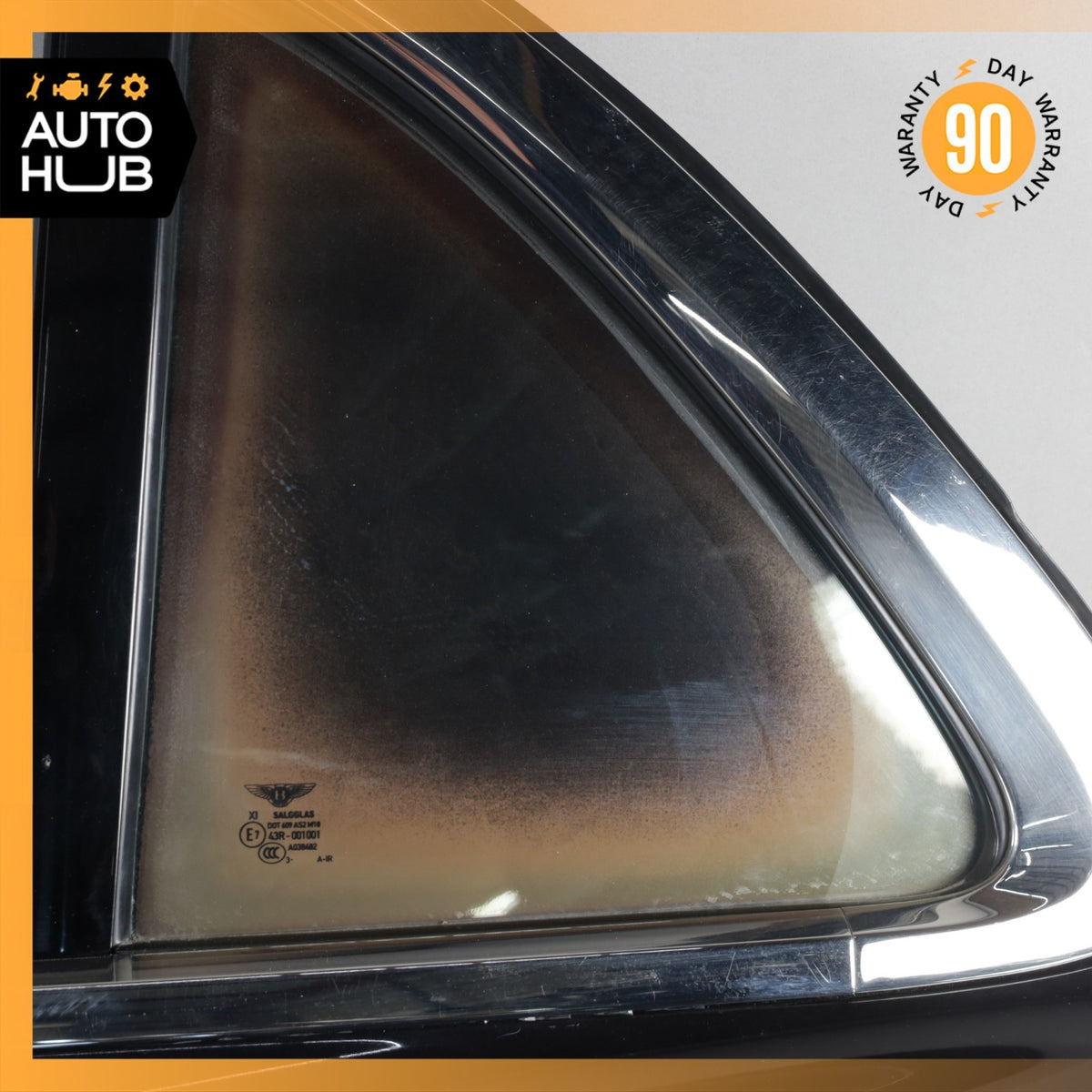 14-18 Bentley Flying Spur Rear Left Driver Side Door Shell Black OEM 40k - photo 11