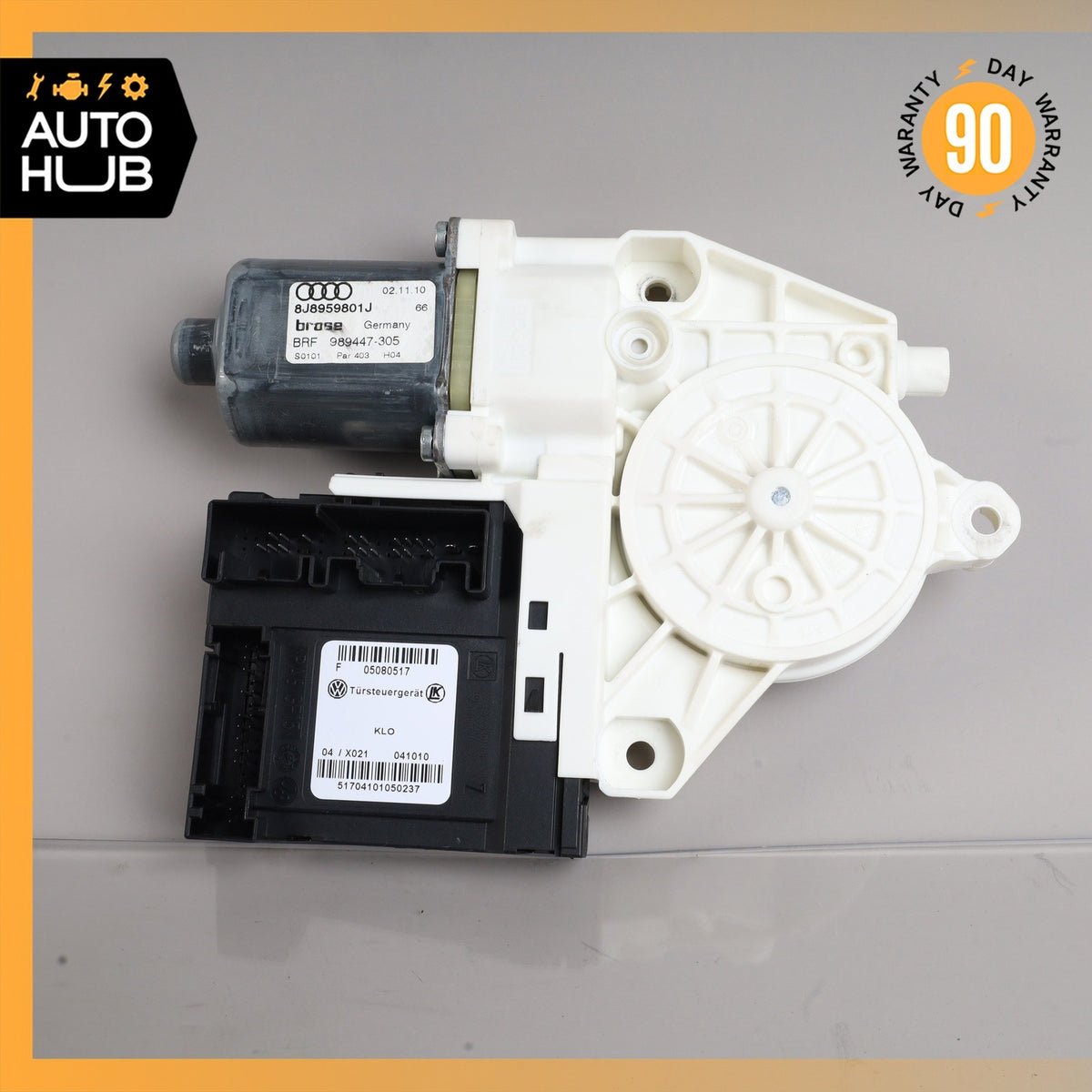 08-15 Audi 8J TT Front Left Door Window Regulator Motor OEM - photo 2