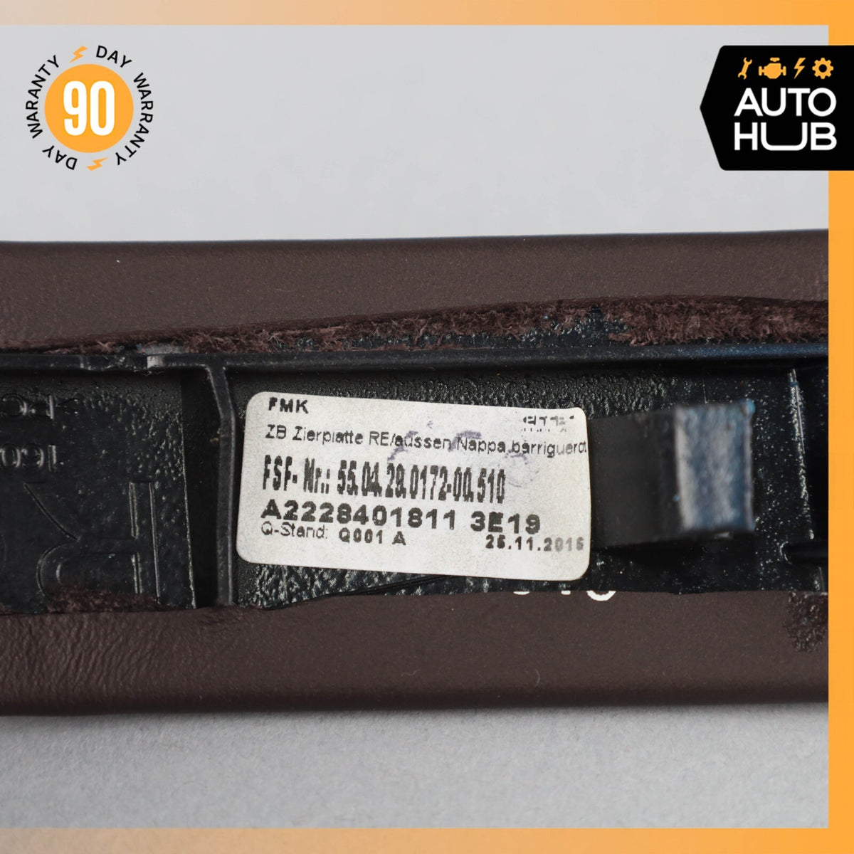 Mercedes W222 Maybach S600 Rear Right Center Console Molding Trim Designo OEM - photo 9