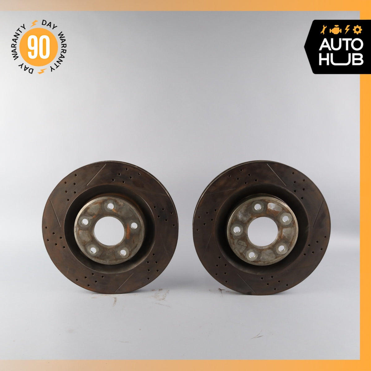 04-13 Cadillac XLR Corvette C6 Front Brake Rotor Disc Set of 2 Set Aftermarket - photo 1