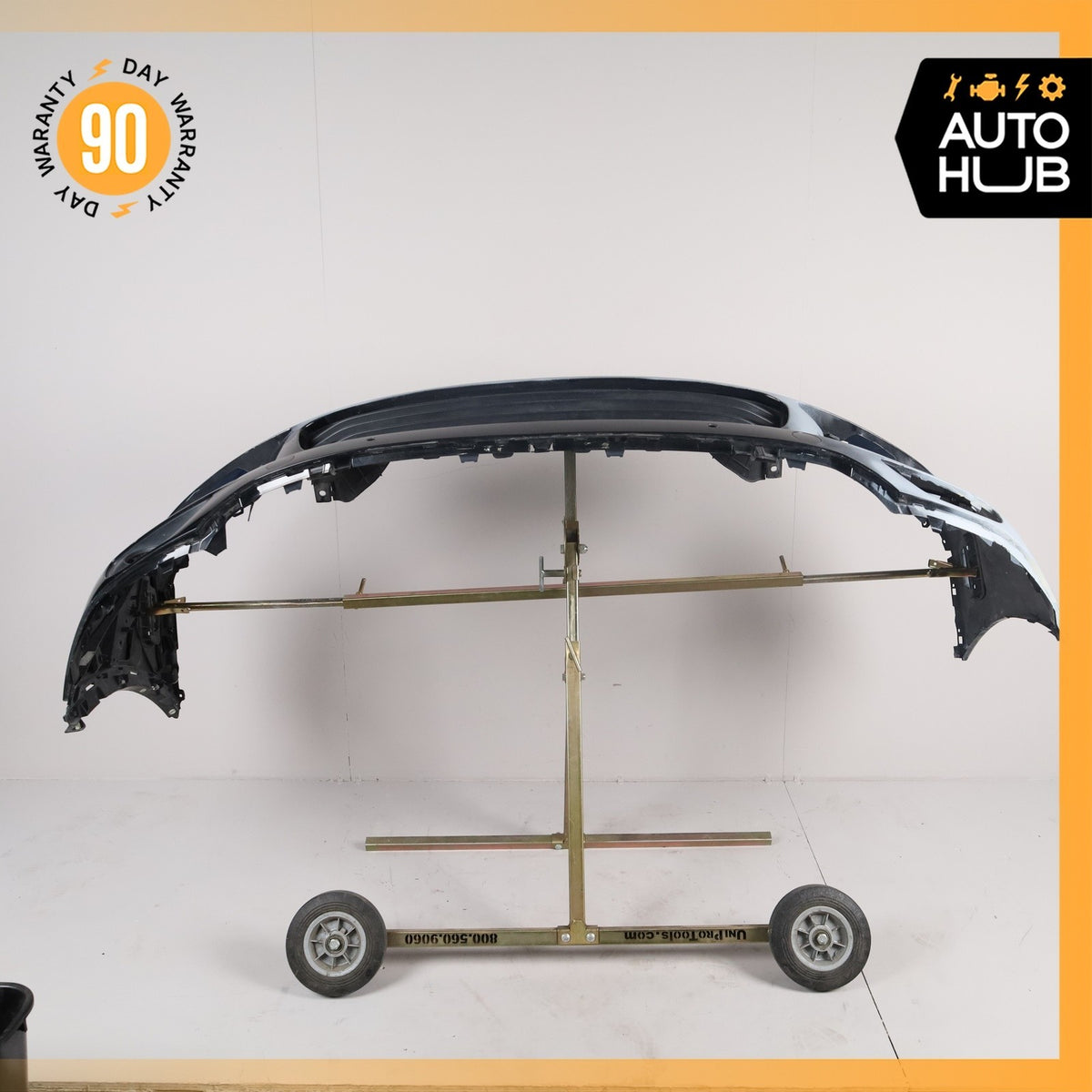15-18 Porsche Cayenne 958 Base Front Bumper Cover Assembly Black OEM - photo 17