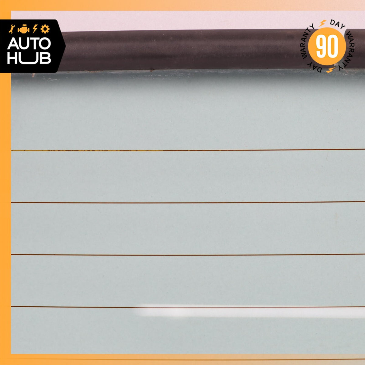 00-04 Aston Martin DB7 Vantage Rear Back Convertible Soft Top Window Glass 20k - photo 5