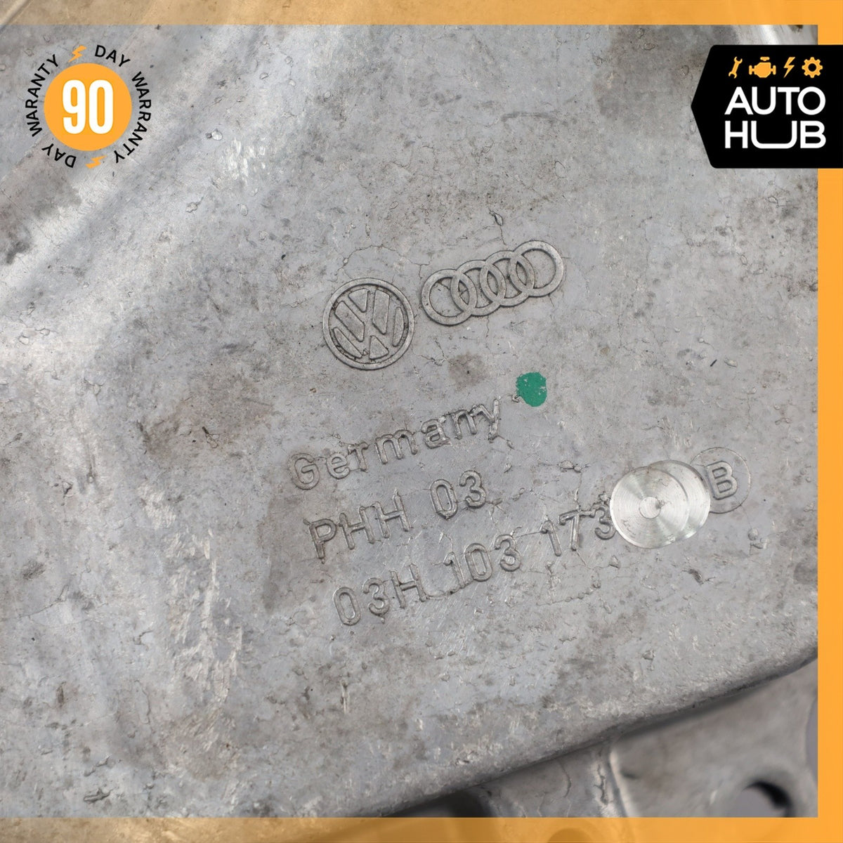 Porsche Cayenne 958 VR6 3.6L Engine Motor Lower Timing Cover OEM - photo 2