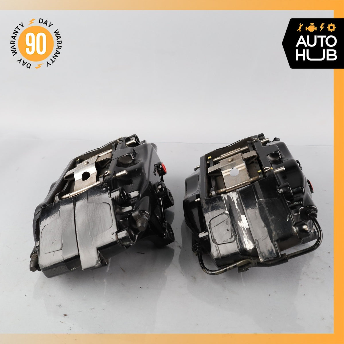 03-04 Aston Martin DB7 Vantage Front Brake Caliper Set Black 28124627AA OEM 38k - photo 12