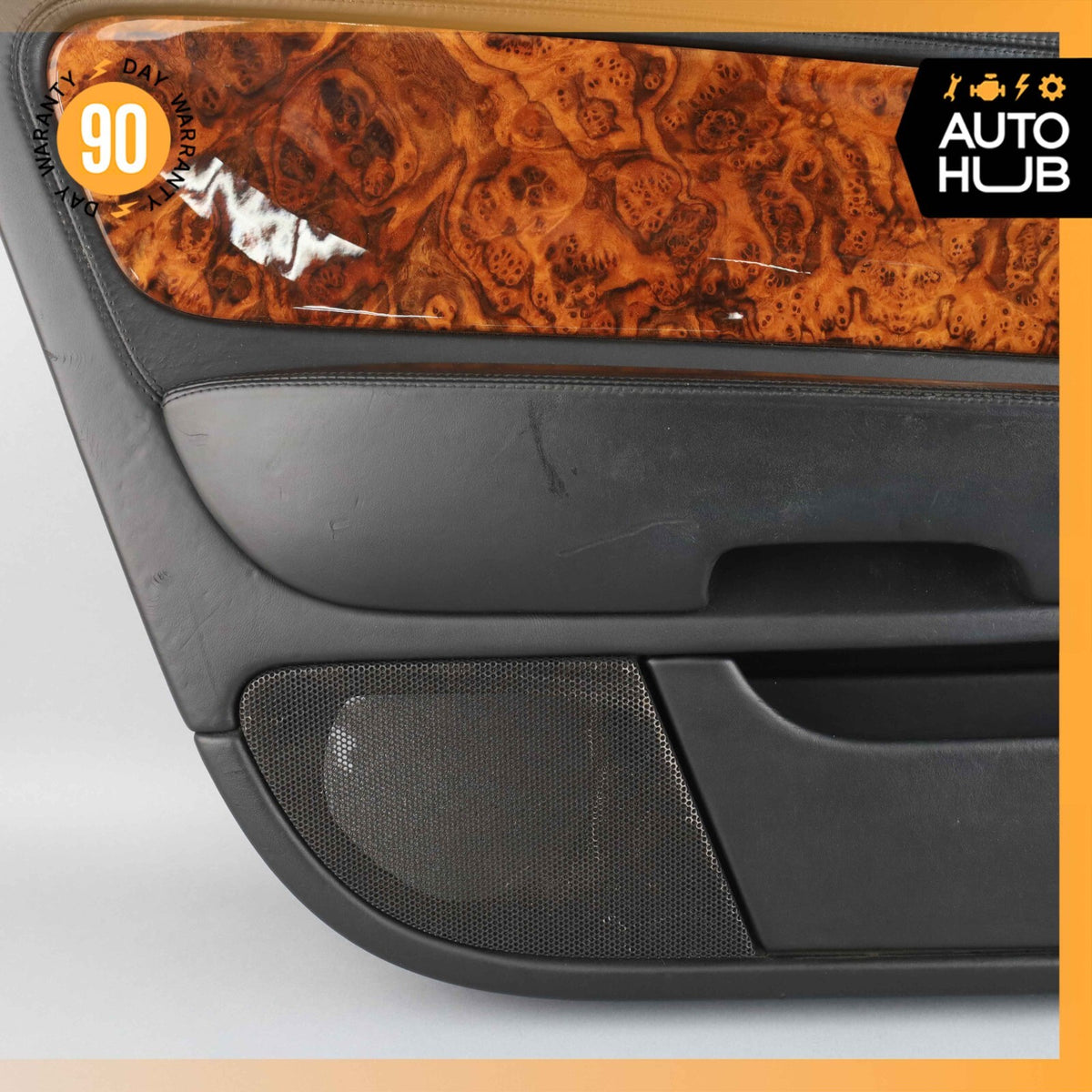 03-10 Bentley Continental GT Left Driver Side Interior Door Panel Black OEM 96k - photo 4